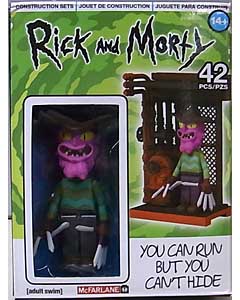 McFARLANE TOYS RICK AND MORTY CONSTRUCTION SET YOU CAN RUN BUT YOU CAN&#039;T HIDE